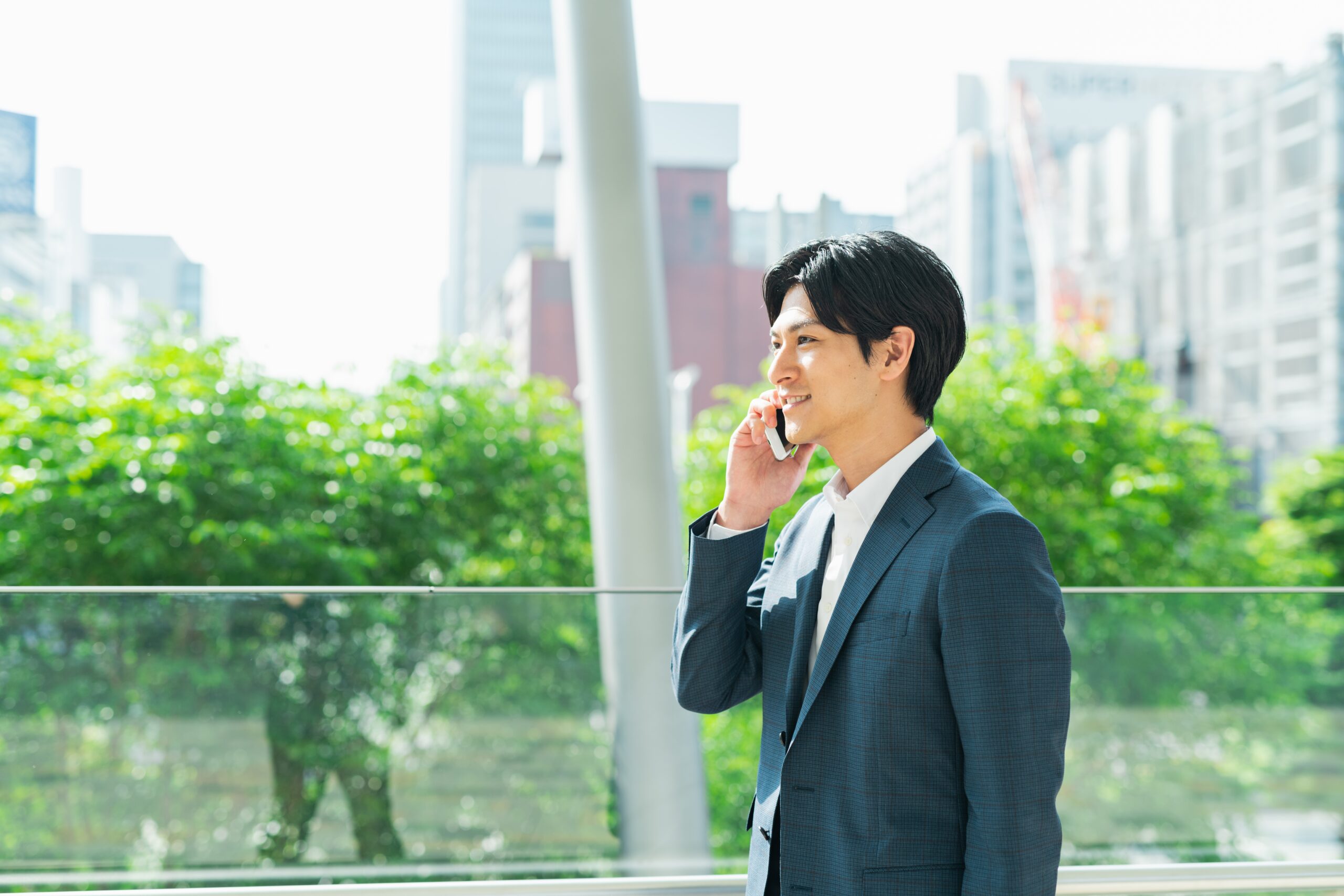 Young,Asian,Businessman,Working,In,The,Business,District